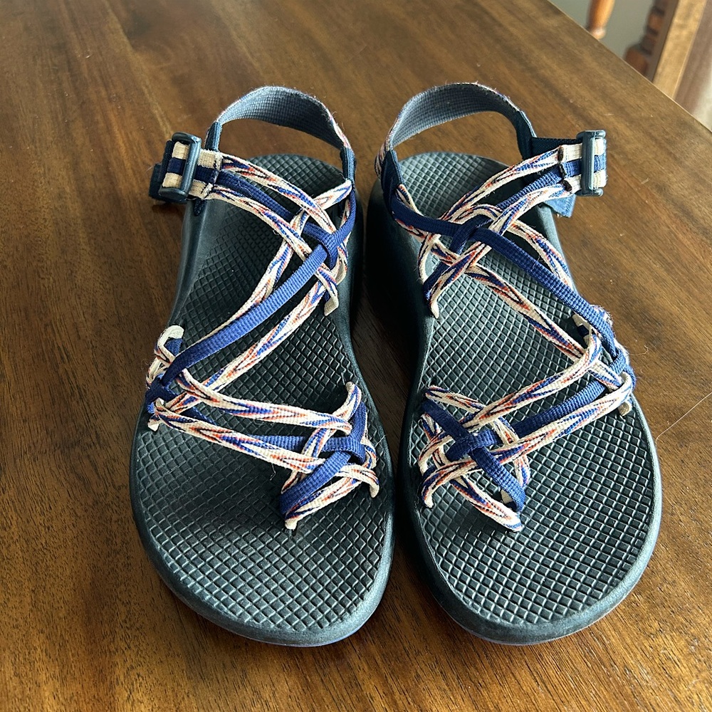 Women’s Chaco ZX3 Triple Strap Sandals Incan Blue J105532 Multicolored